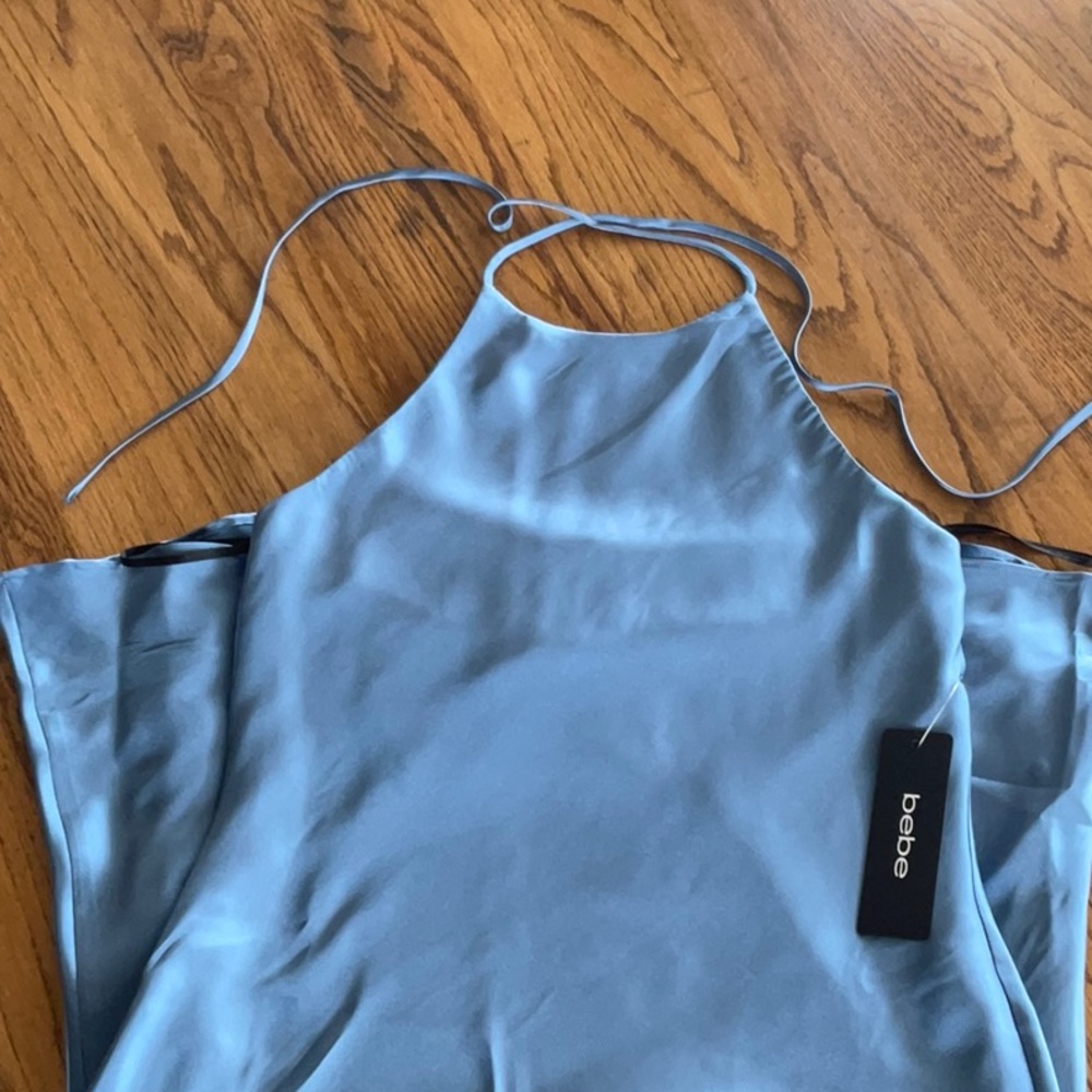 Charm halter neck mini dress